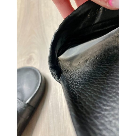 Balenciaga Classic Logo Leather Slides 6 - Picture 13 of 15